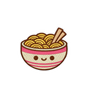 Kawaii Ramen Bowl Sticker