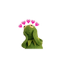Kermit Love Hearts Sticker
