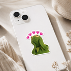 Kermit Love Hearts Sticker