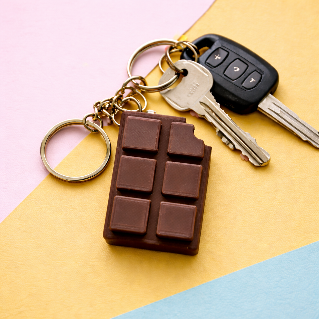 Chocolate Bar Keychain