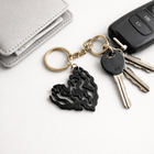 Abstract Heart Keychain