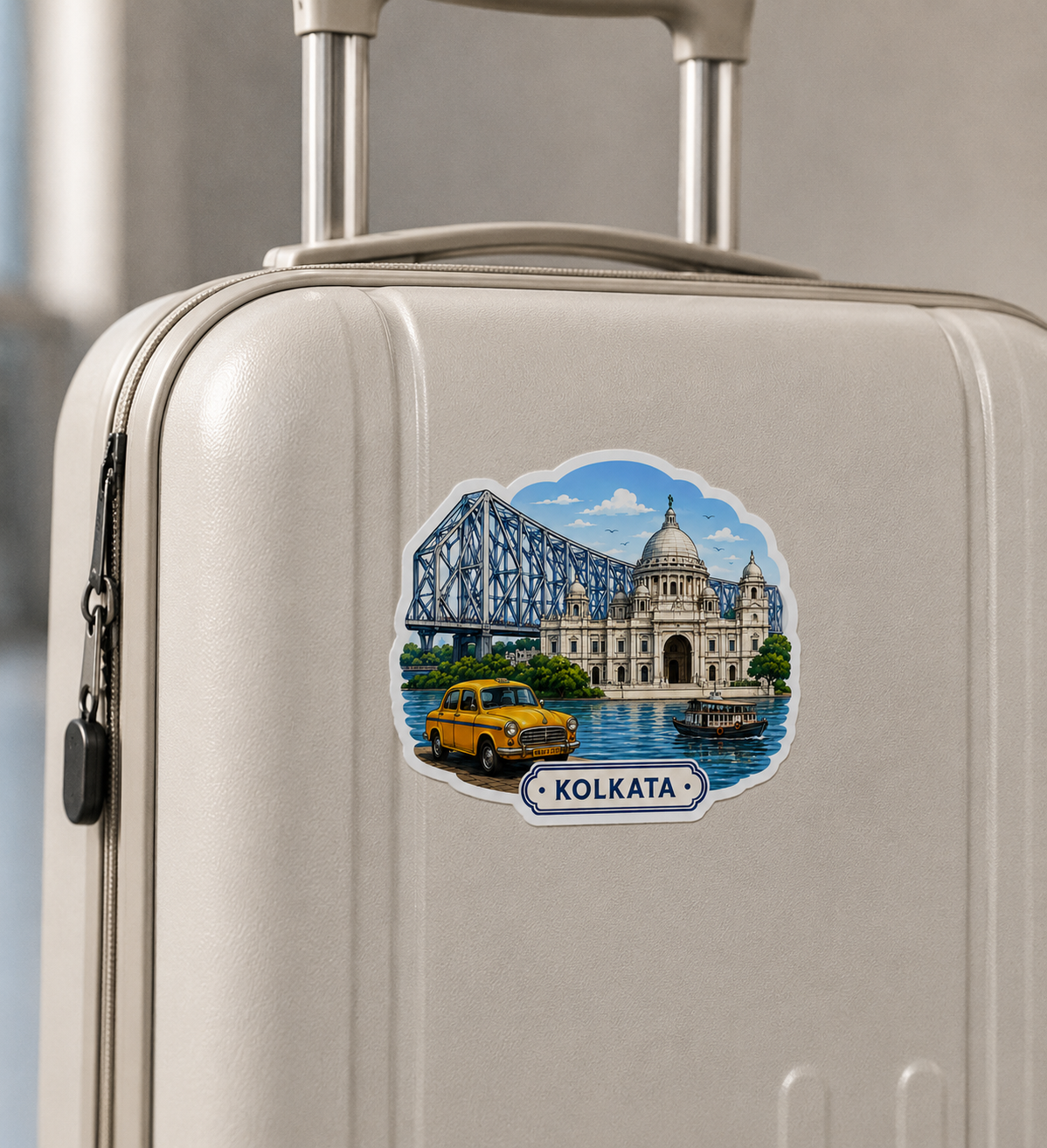 Kolkata Landmarks Sticker