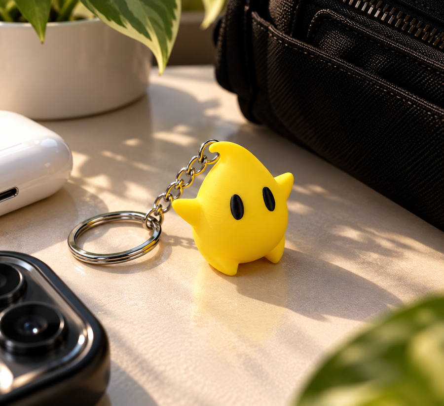 Luma Star Keychain – Super Mario Galaxy