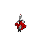 Lady Fish Sticker