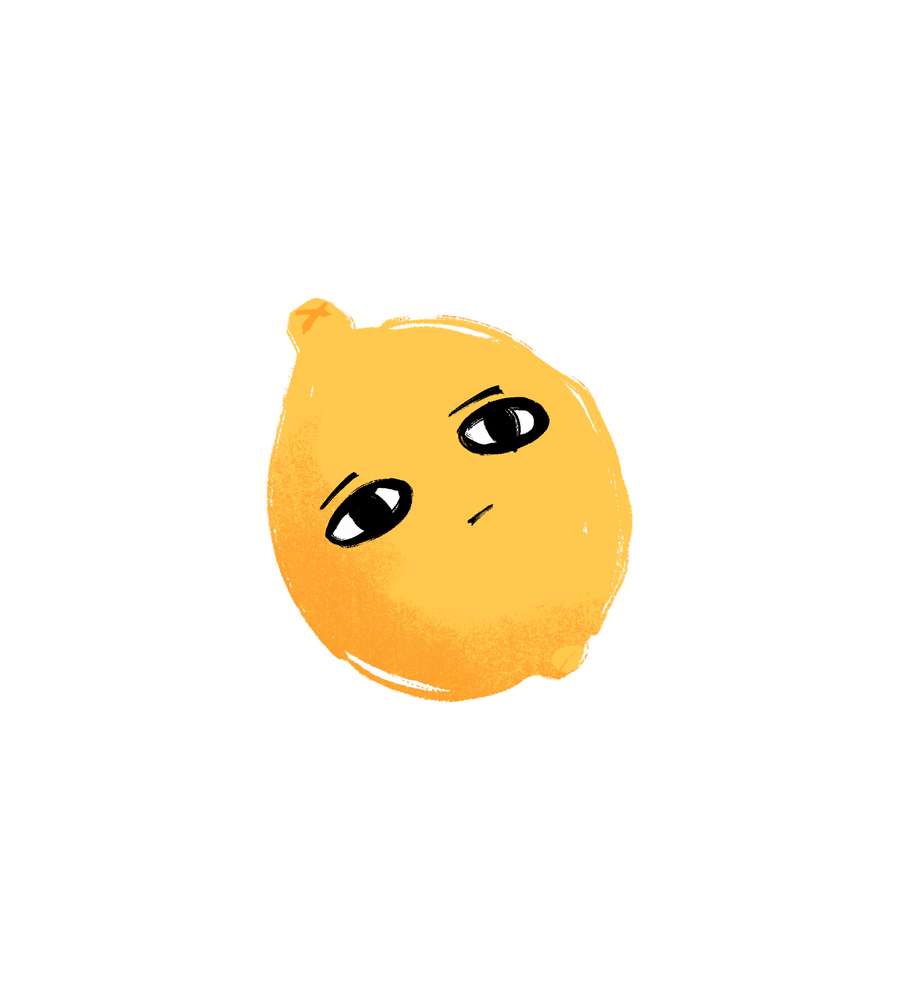 Unimpressed Lemon Sticker