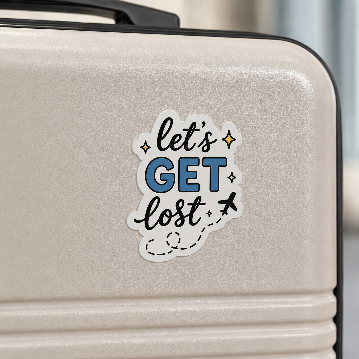 Let's Get Lost Sticker