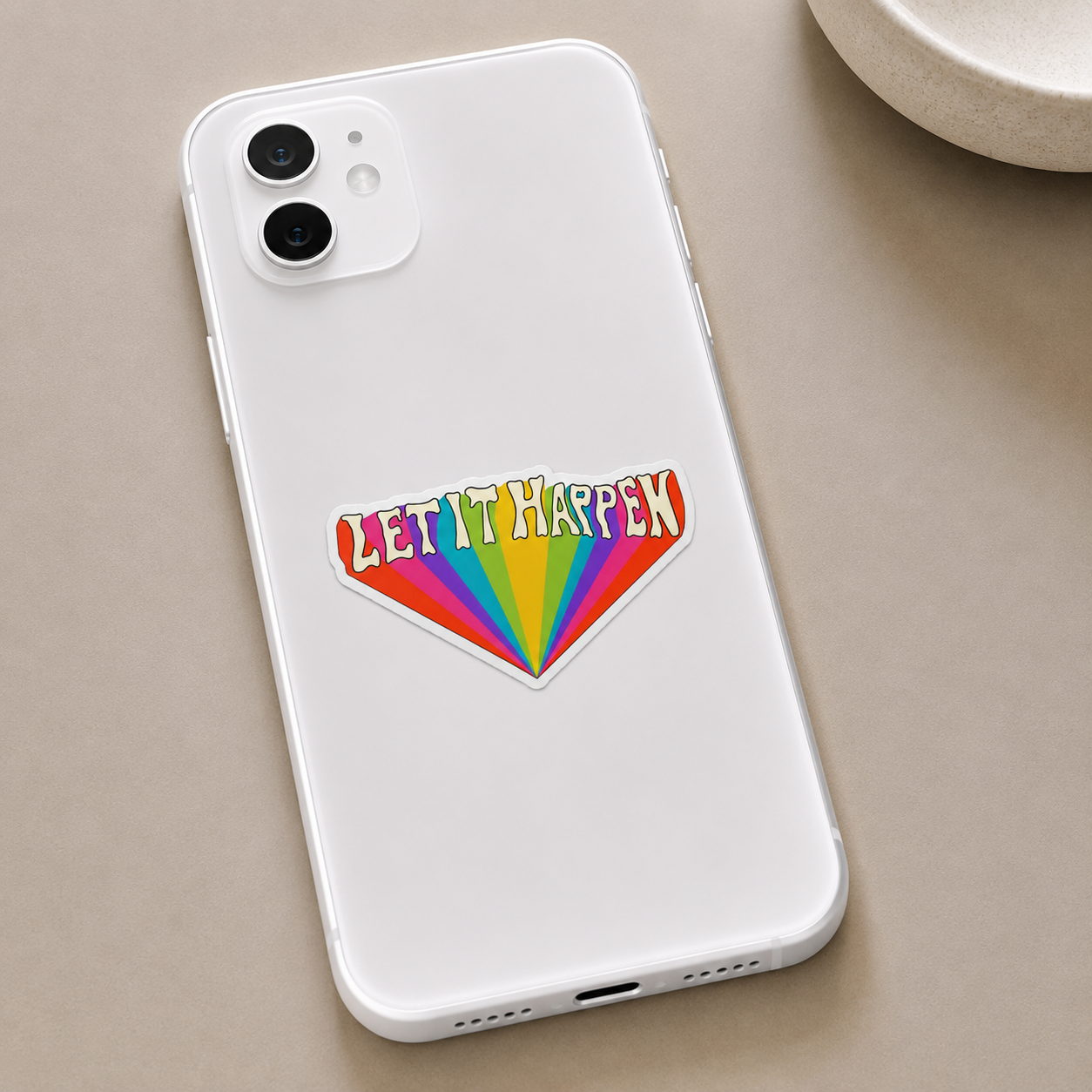 Let It Happen Sticker
