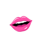 Pink Lips Vinyl Sticker