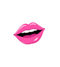 Pink Lips Vinyl Sticker