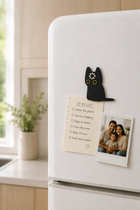 Black Cat Fridge Magnet Bundle – 5 Piece Set