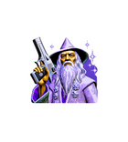 Gandalf Glock Meme Sticker