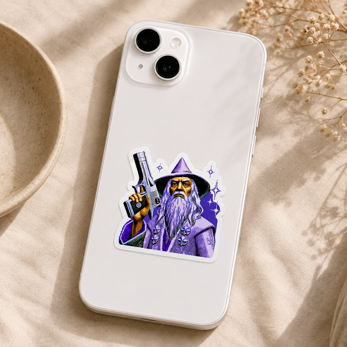 Gandalf Glock Meme Sticker