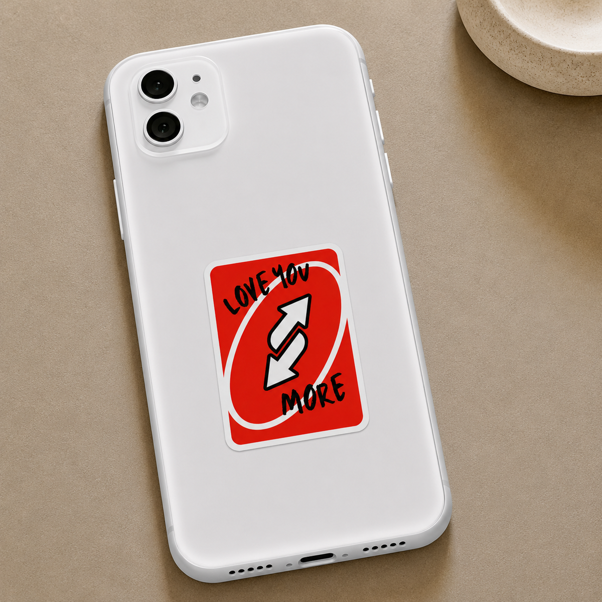 Love You More Sticker