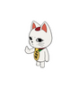 Lucky Cat Middle Finger Sticker