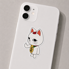 Lucky Cat Middle Finger Sticker
