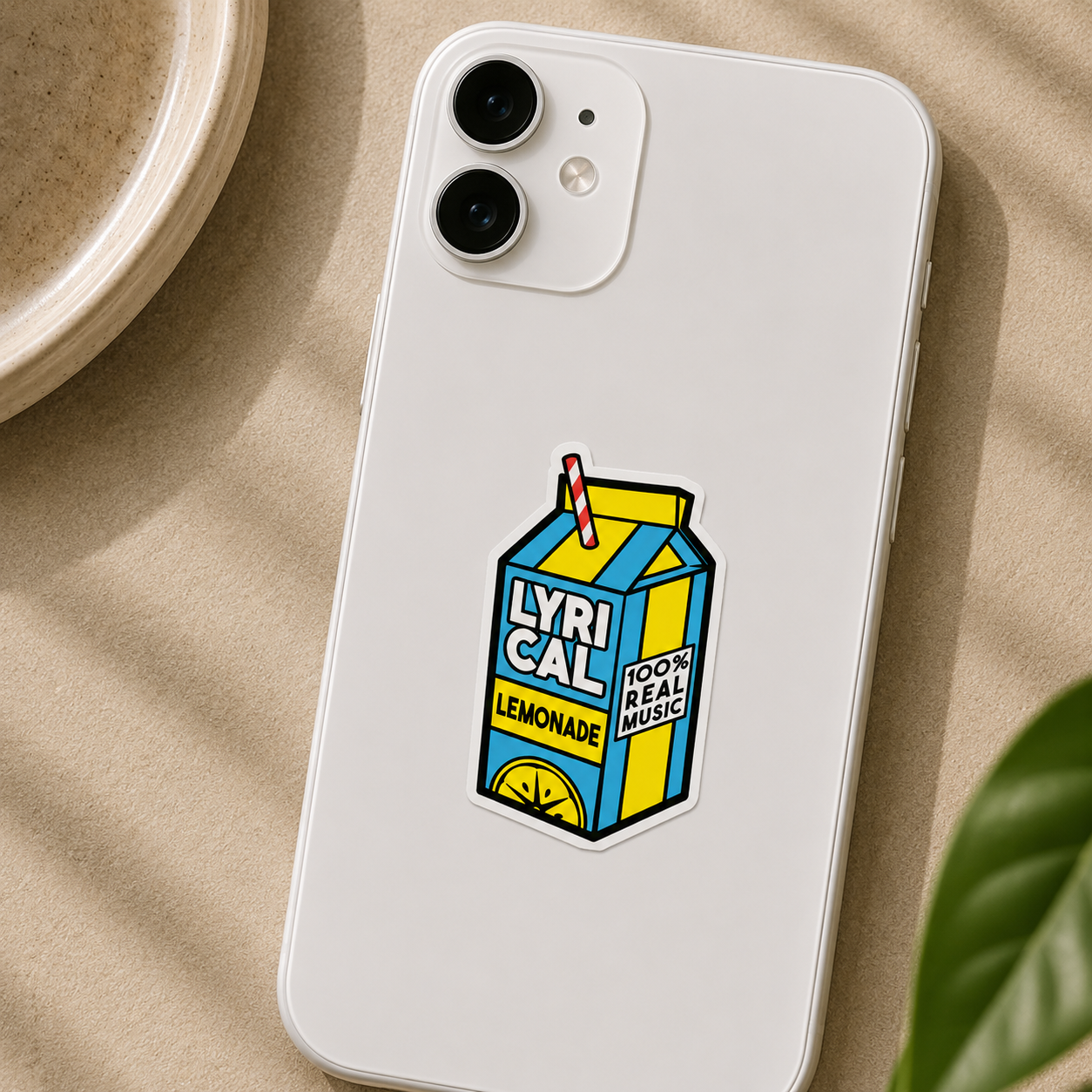 Lyrical Lemonade Carton Sticker