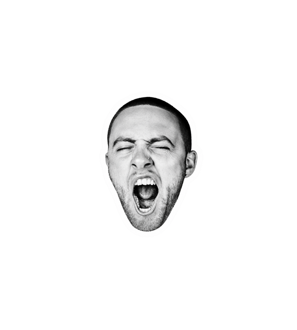 Mac Miller Face Sticker