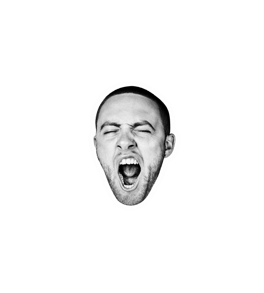Mac Miller Face Sticker