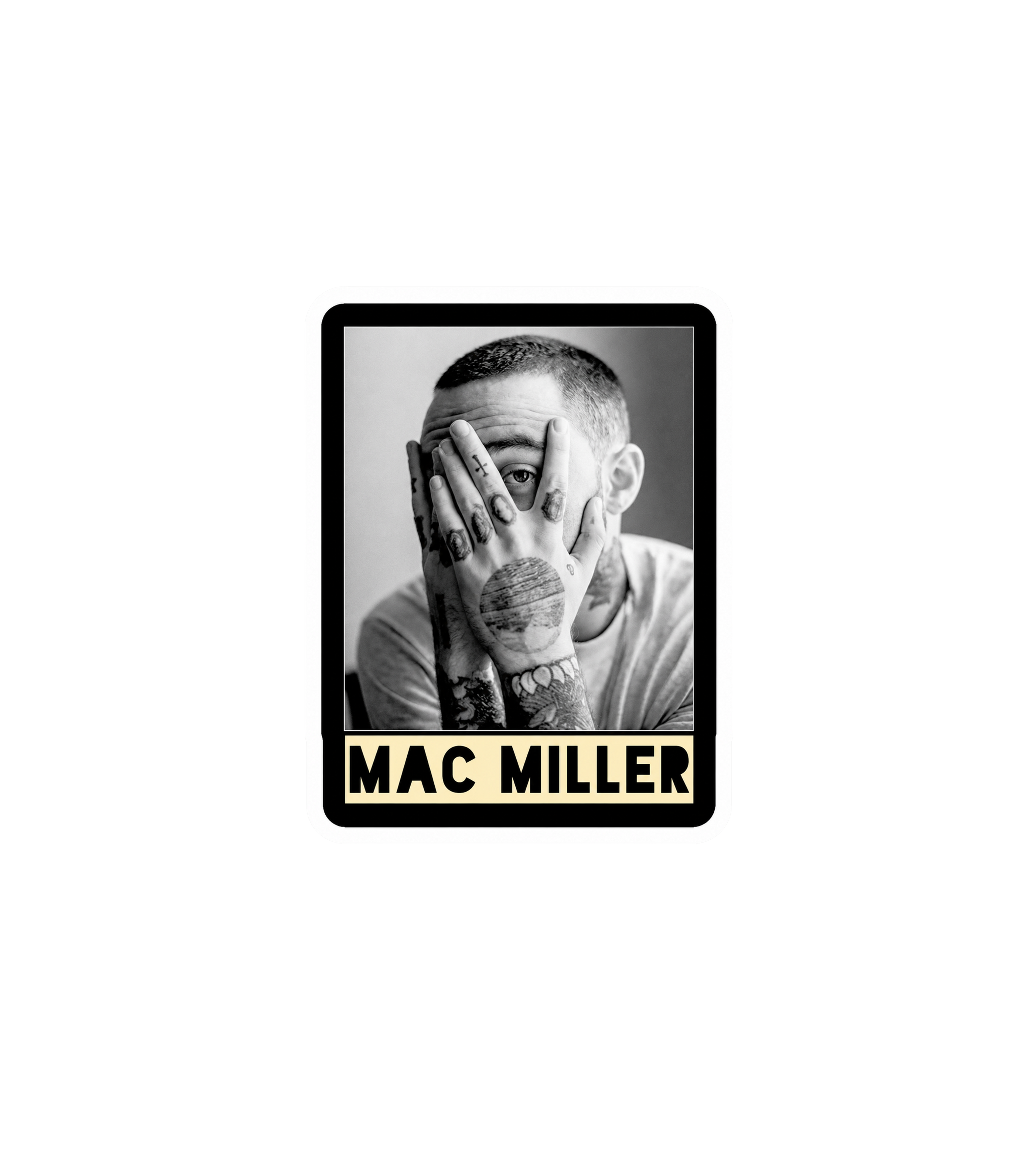 Mac Miller Portrait Sticker