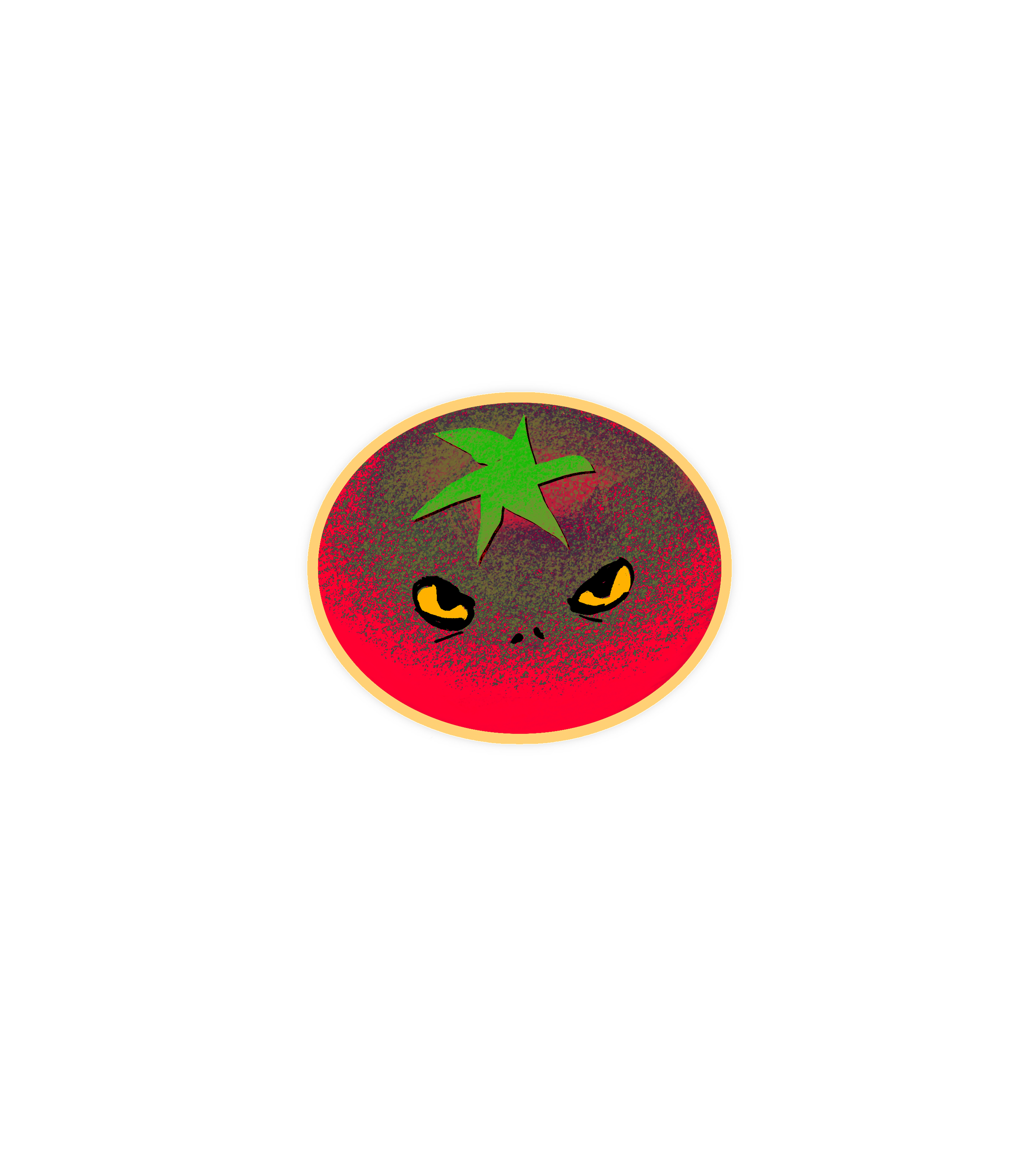 Mad High Tomato Sticker