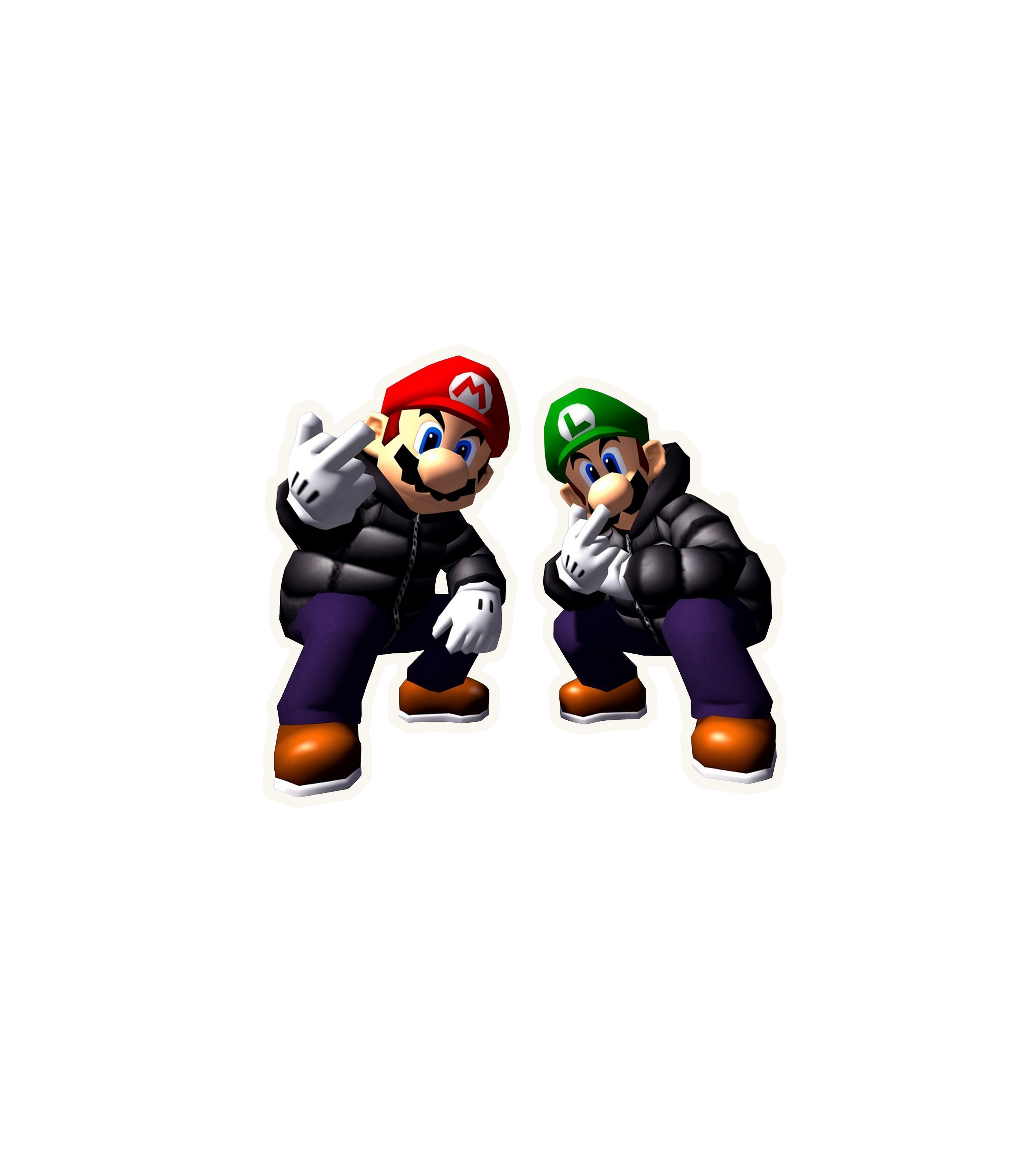Mario & Luigi Chaos Sticker