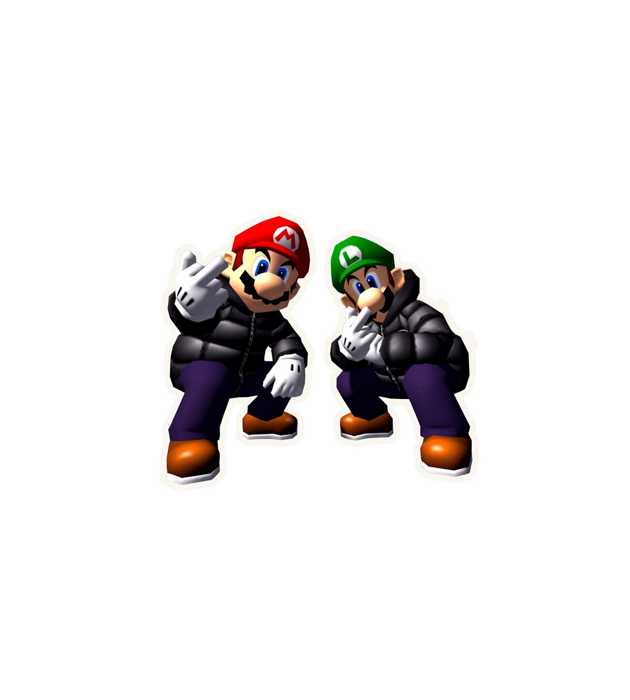 Mario & Luigi Chaos Sticker