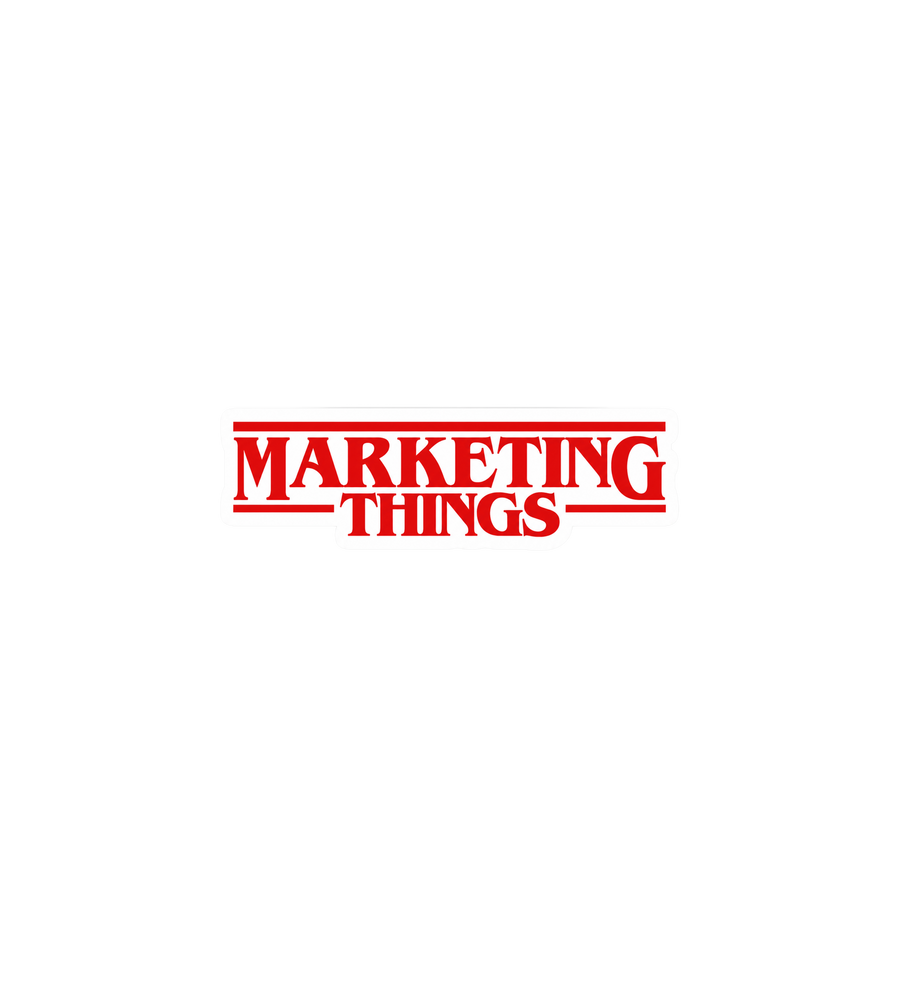 Marketing Things Sticker