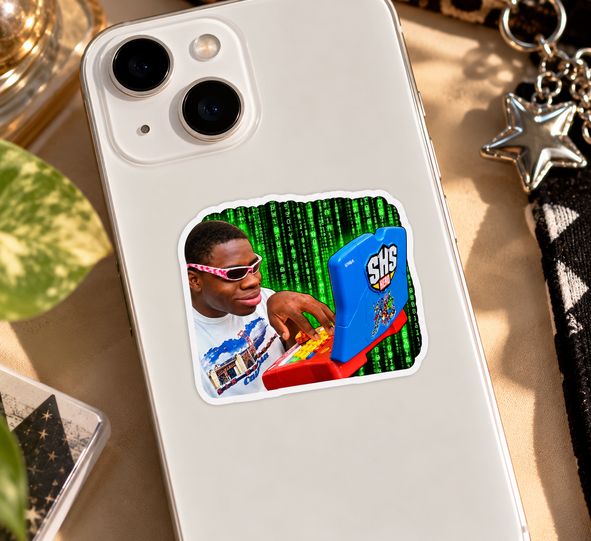 Matrix Toy Laptop Sticker