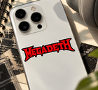 Megadeth Heavy Metal Band Sticker