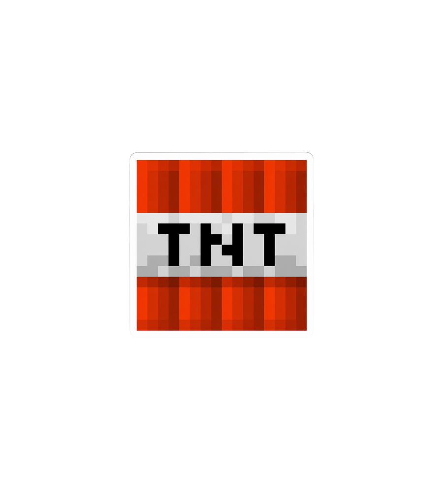Minecraft TNT Sticker
