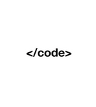 Minimalist Code Sticker