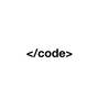 Minimalist Code Sticker