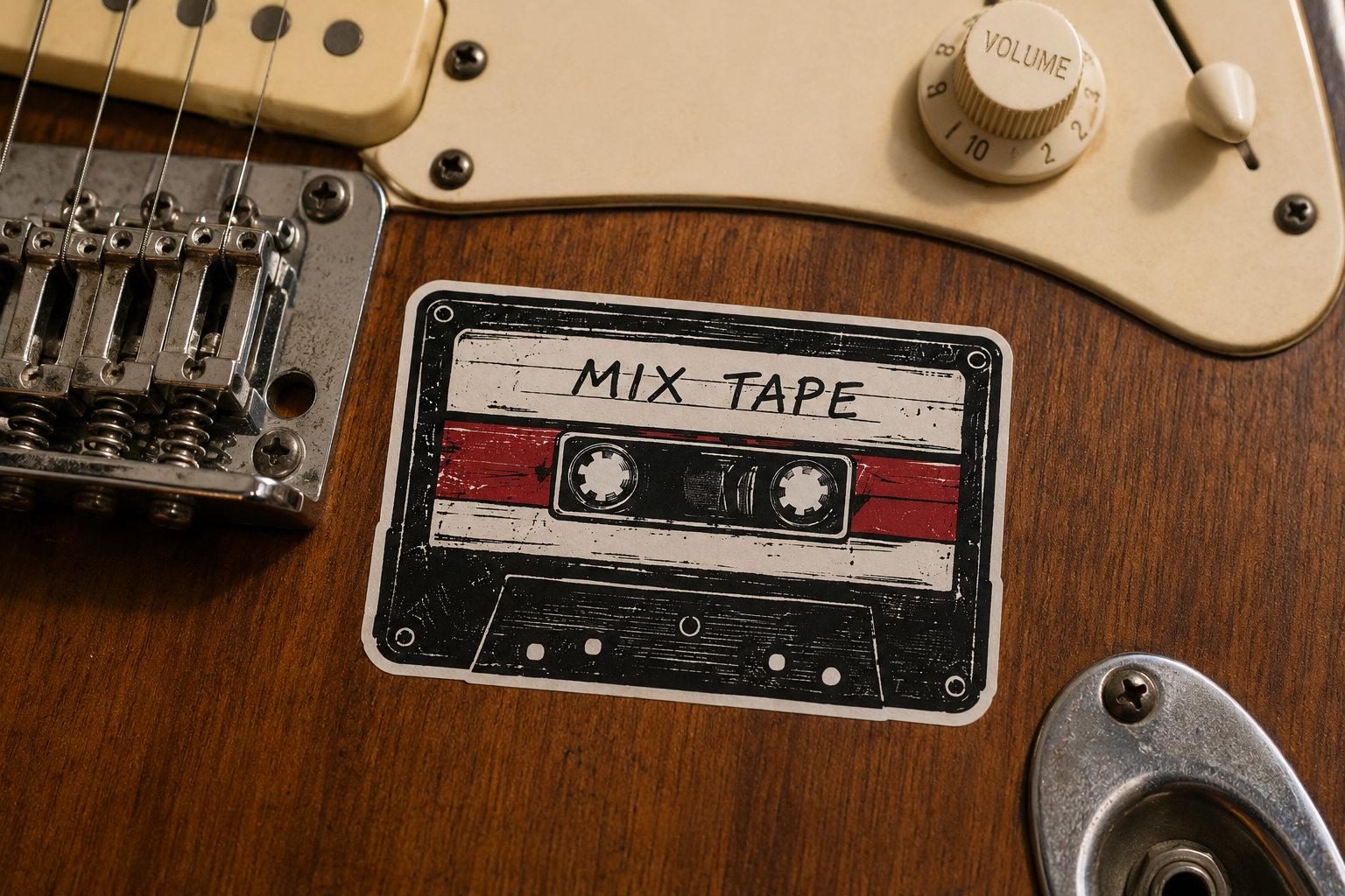 Mix Tape Vinyl Sticker