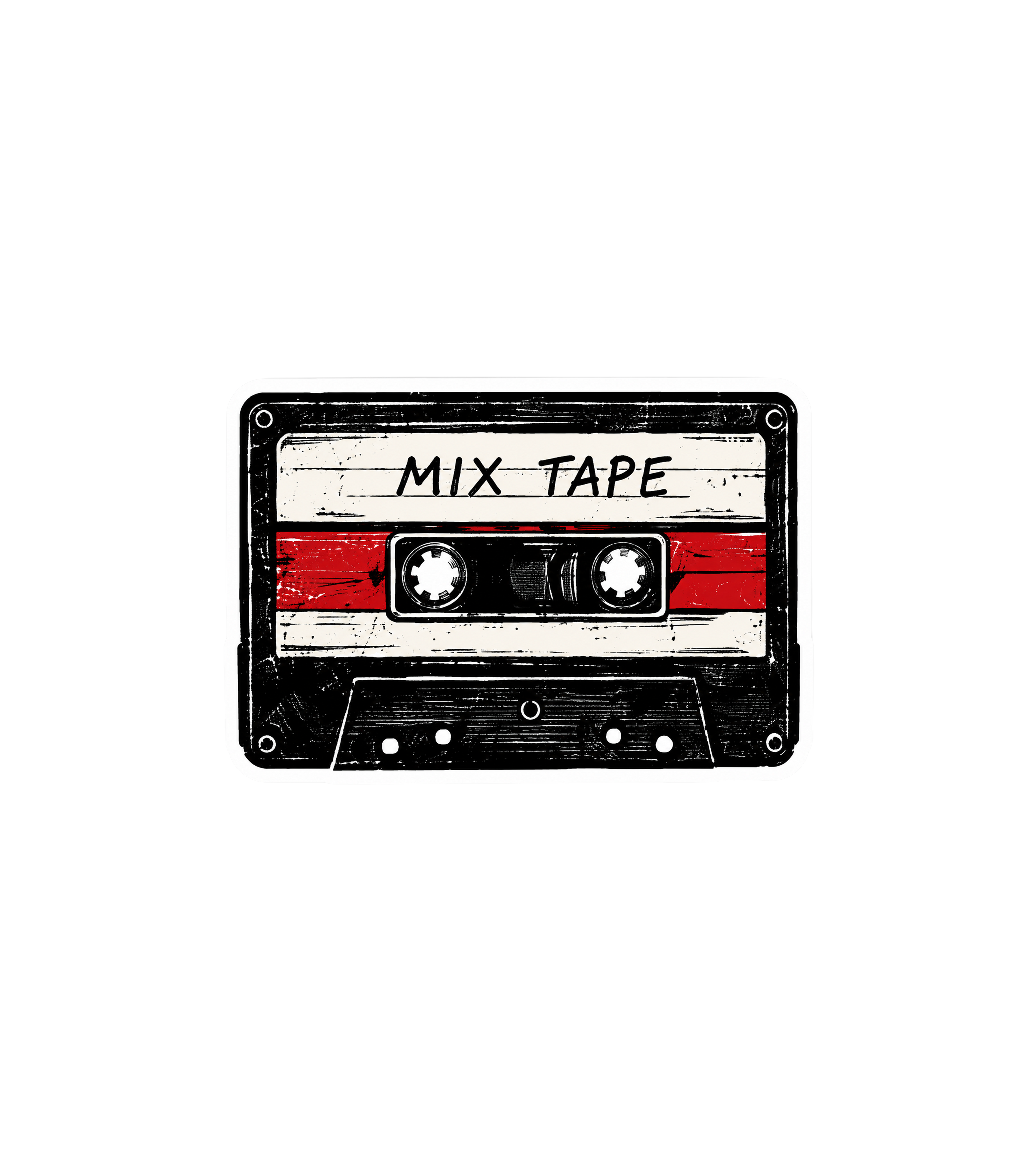 Mix Tape Vinyl Sticker
