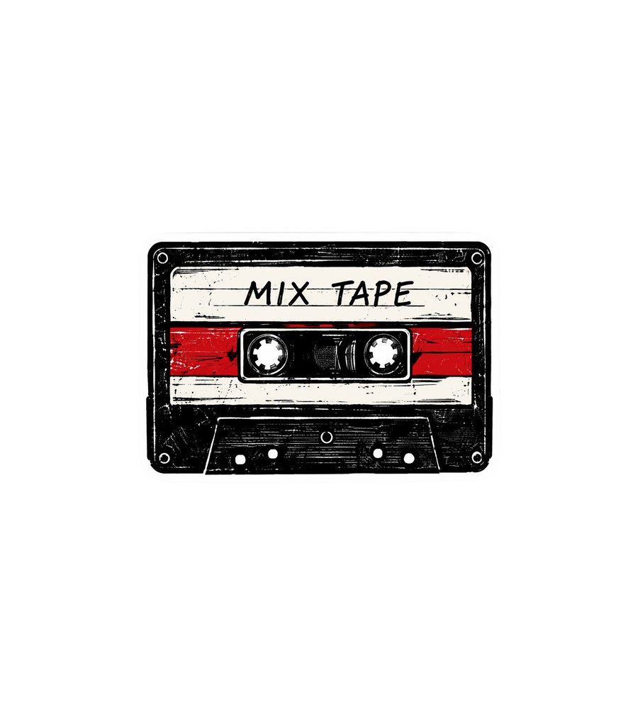 Mix Tape Vinyl Sticker