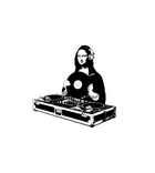 Mona Lisa DJ Sticker
