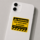 Mood Swing Warning Sticker