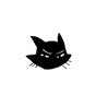 Moody Cat Sticker