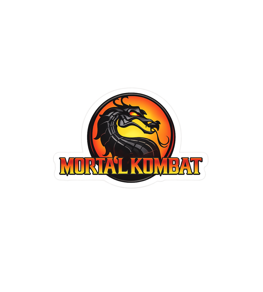 Mortal Kombat Dragon Logo Sticker