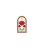 Mosaic Rose Window Sticker
