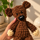 Mr. Bean Teddy – Handmade Crochet Plush