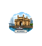 Mumbai Landmarks Sticker