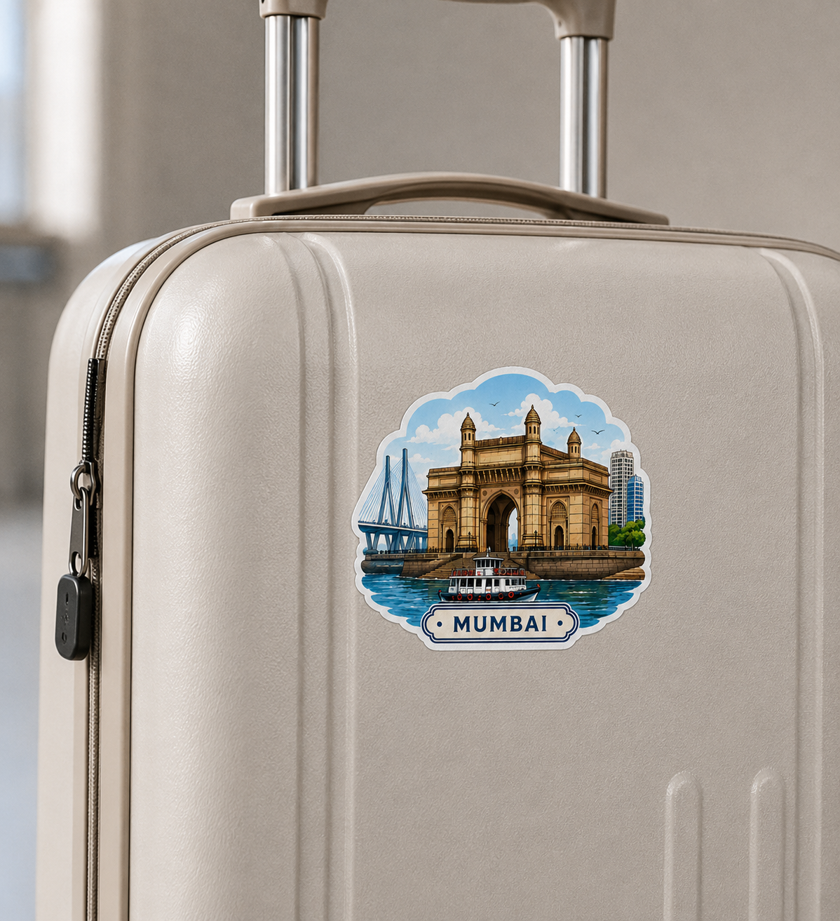 Mumbai Landmarks Sticker