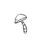 Mushroom Sticker