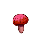 Red Mushroom Sticker