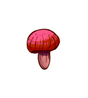 Red Mushroom Sticker