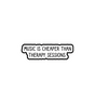 Music Is Cheaper Than Therapy Sticker