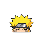 Naruto Peeking Sticker