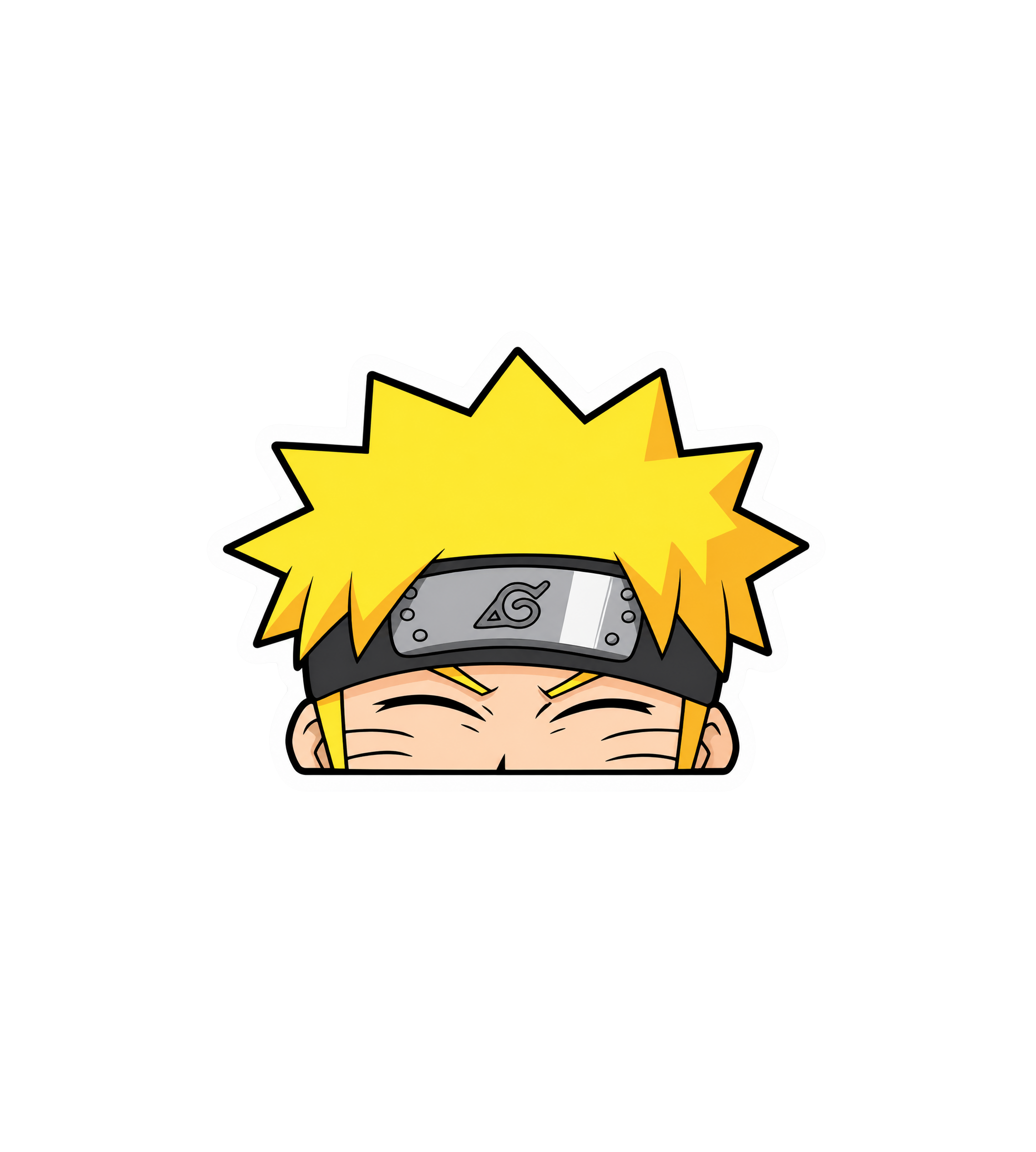 Naruto Peeking Sticker