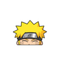 Naruto Peeking Sticker